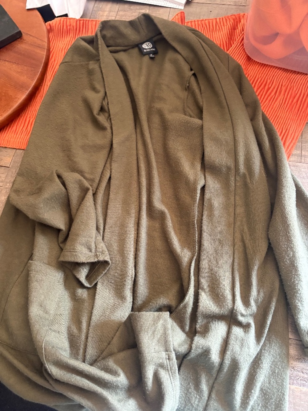 Bobeua Medium Olive Green Cardigan